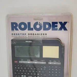 Rolodex | Other | Vintage Rolodex 32k Electronic Desktop Organizer ...